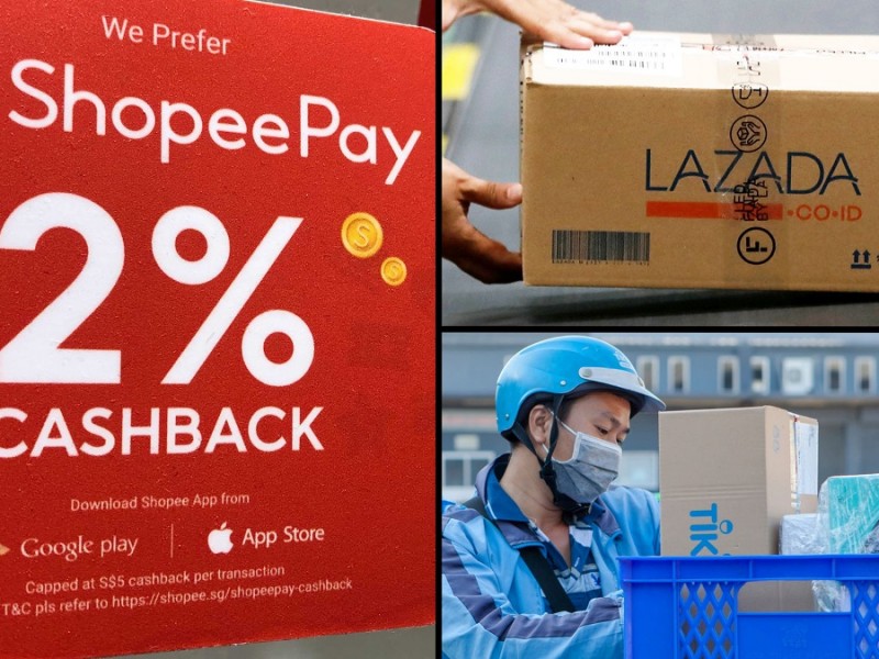 Thị phần của Các 'ông lớn' thương mại điện tử tại Việt Nam