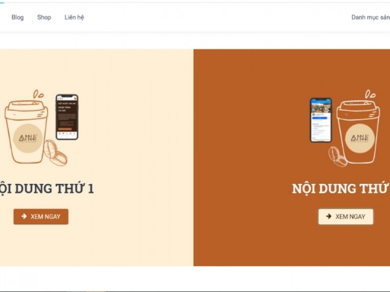 Khối 2 - Xây dựng khối nội dung tùy biến tại khu vực Trang chủ vị trí Home Block
