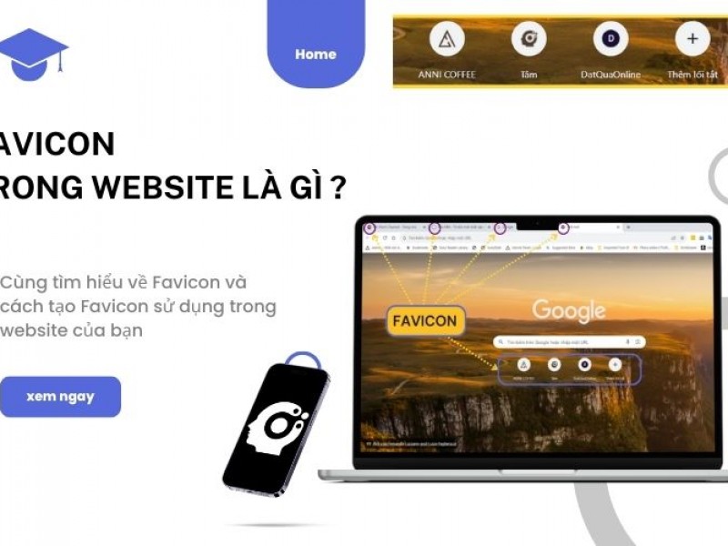Favicon  là gì ? Cách tạo Favicon cho website